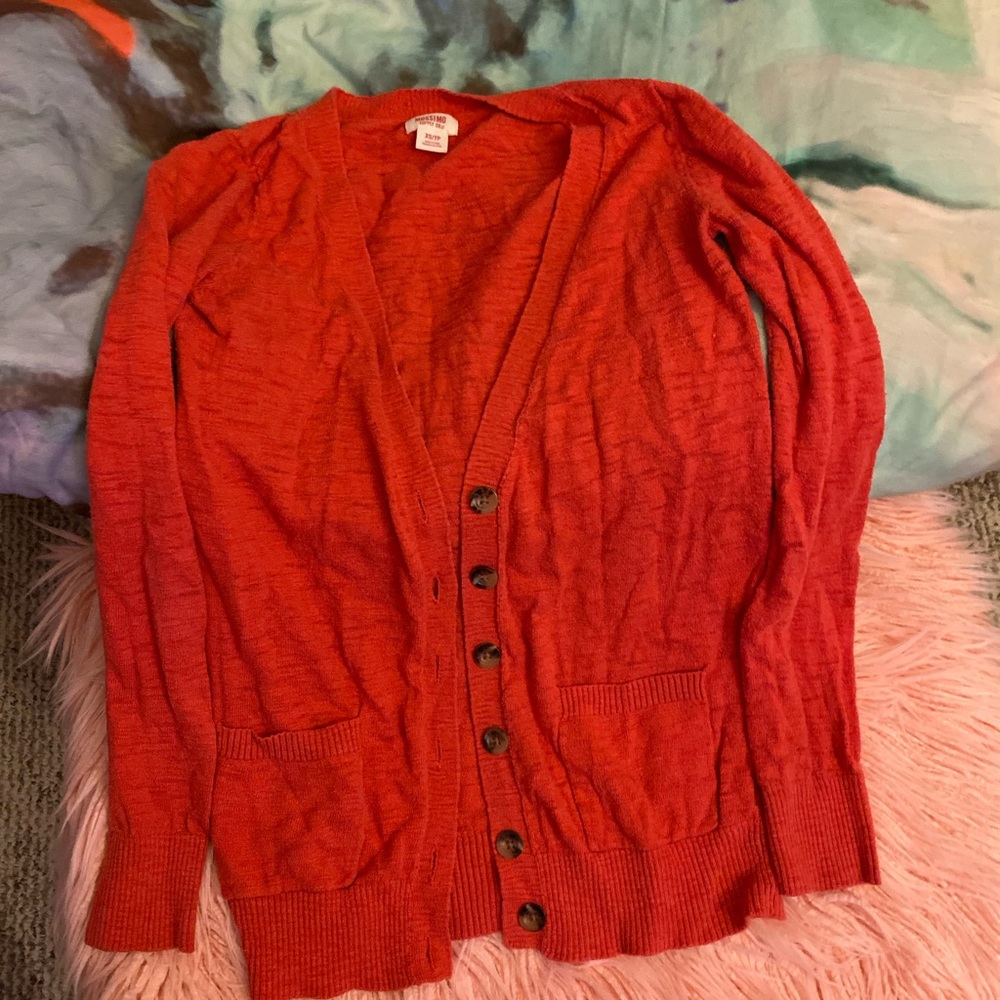 Women’s orange cardigan🧡